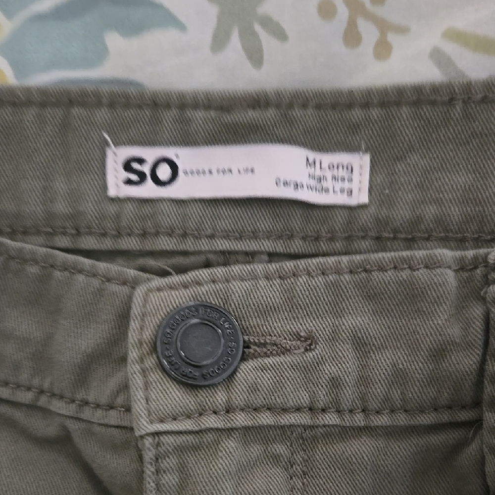 SO Cargo Wide Leg Pants
